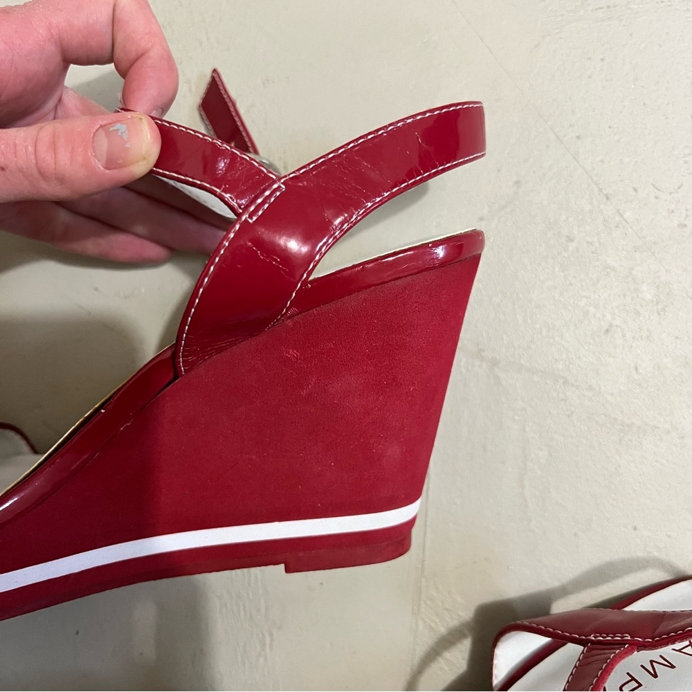 Rampage Women's Burgundy Sandals - Picture 4 of 8